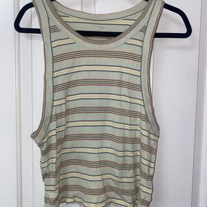 Striped Sleeveless Top